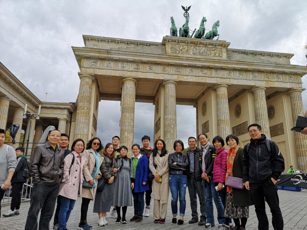 The teachers group from Guangzhou in Berlin