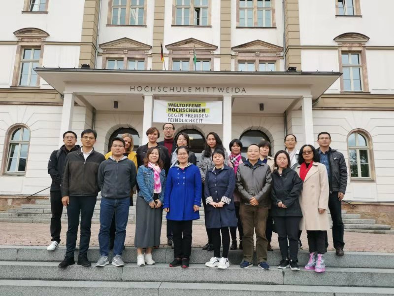 The group at the university in Mittweida