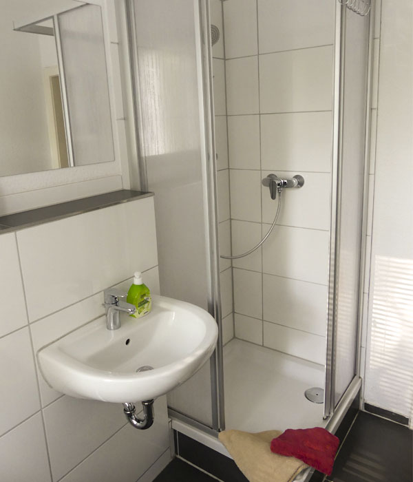 Bathroom in the fuu-sachsen guesthouse